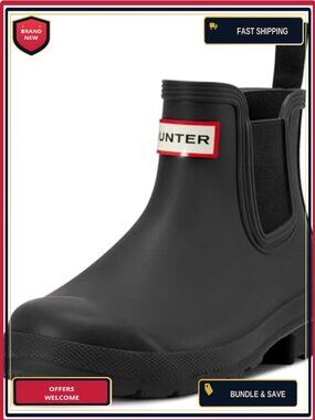 Waterproof Rubber Chelsea Boots Ankle Rain Booties Comfortable